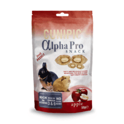 Cunipic Alpha Pro Snack de Manzana para Roedores 50g