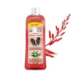 ICA Champú especial antiparasitario para perros con aloe vera y ph neutro