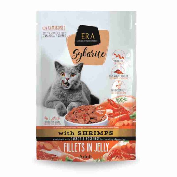 ERA Sybarite Adult para Gatos de Camarones con Zanahoria y Romero 85 gr