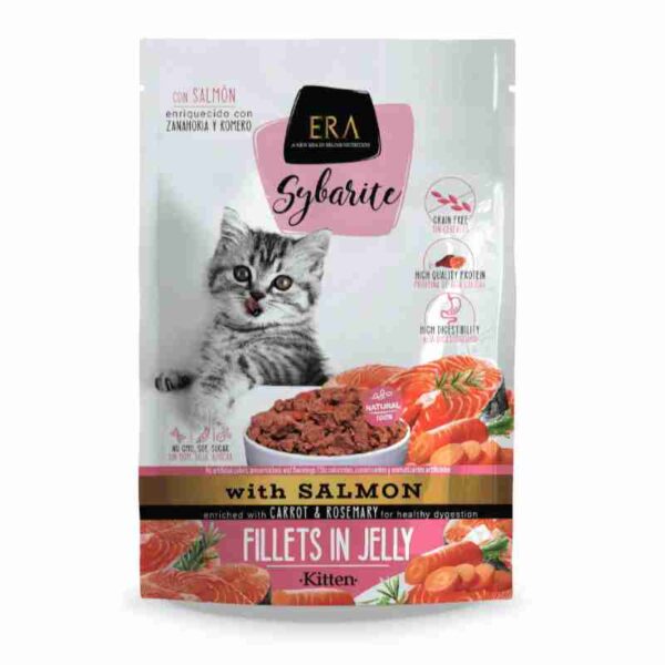 ERA Sybarite Kitten para Gatitos de Salmón con Zanahoria y Romero 85 gr