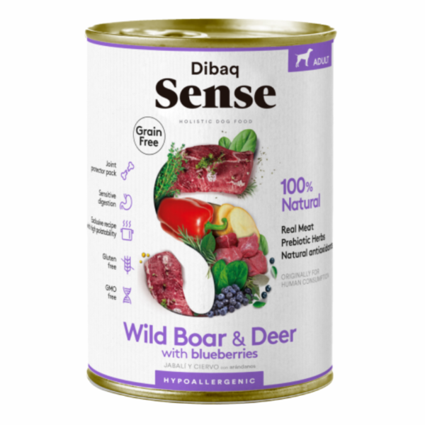 Lata Sense Grain Free de Jabalí y Venado 380Gr