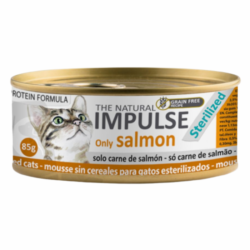 latas impulse pra gato de salmón