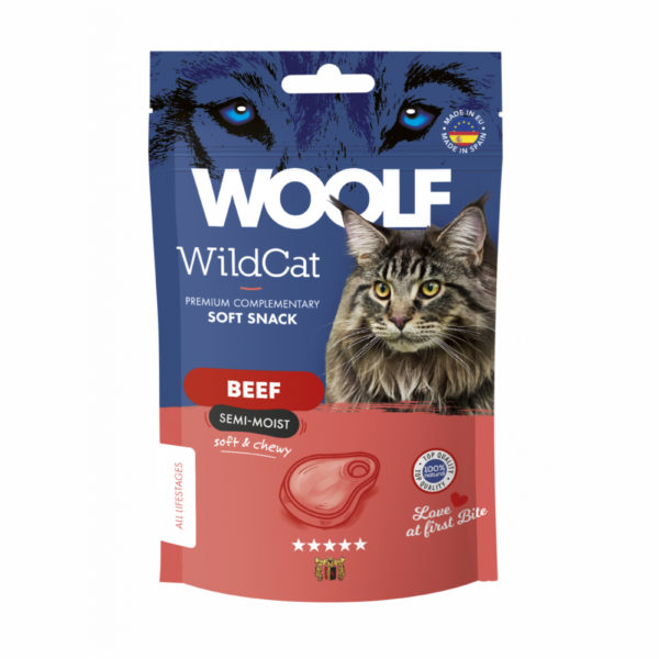 woolf gatos snack wild cats pescado