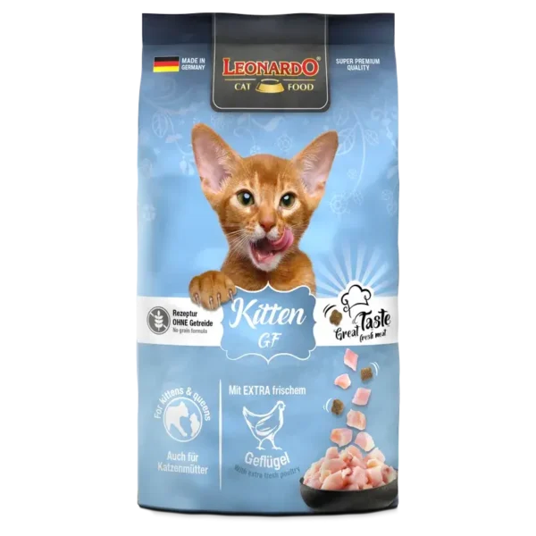 Leonardo Kitten GF - Alimento Sin Cereales para Gatitos Sensibles