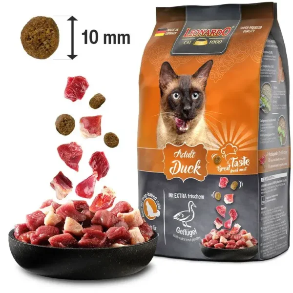 Leonardo Adult Duck - Alimento Completo para Gatos Adultos - Imagen 3