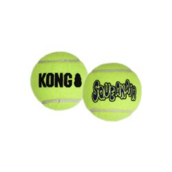 KONG SqueakAir Balls Pack de Pelotas Amarillas Para Perros