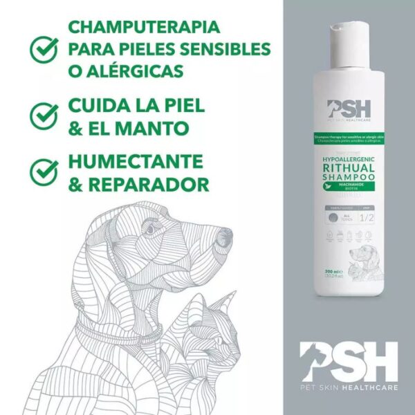 PSH Champú Hipoalergénico Ritual 300 ML - Imagen 2