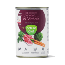 Comida Húmeda para Perro Natura Diet Beef & Vegs Ternera y Vegetales