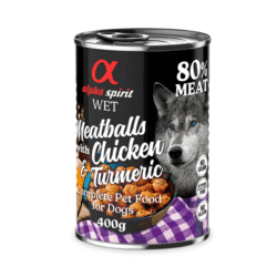 Alpha Spirit Albóndigas de Pollo y Cúrcuma 400 gr