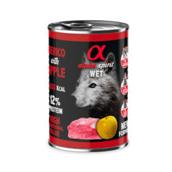 Alpha Spirit Comida Húmeda Perro Cerdo con Manzana Amarilla 400 gr